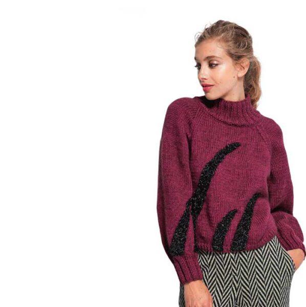 Вязание для женщин. Пуловер спицами