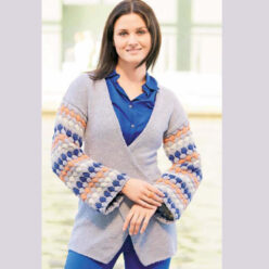 Вязание спицами для женщин. Удлиненный пуловер спицами со схемой